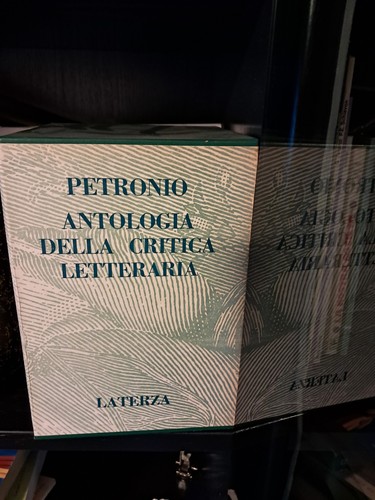 Laterza antologia della - antologia,