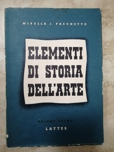 Paschetto elementi di storia - -,